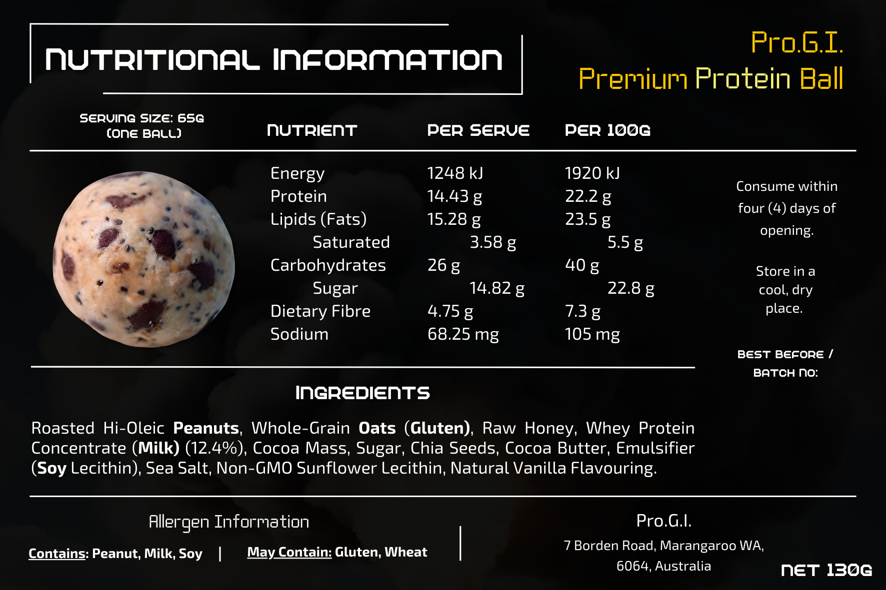 Pro.G.I. Premium Protein Ball